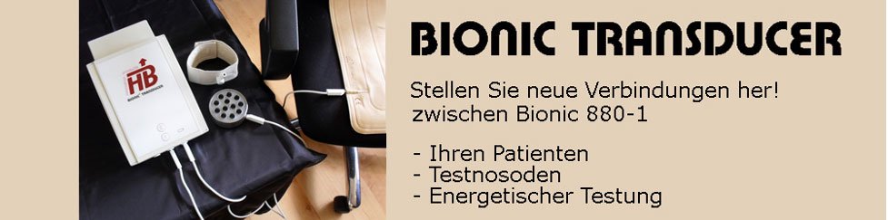 Bionic 880 and Transducer